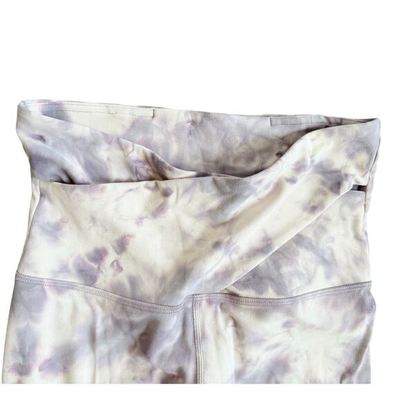 Lululemon Flow Y Bra Nulu & Align SHR CrissCross 28” Legging Purple Set Size 4 - Picture 7 of 13